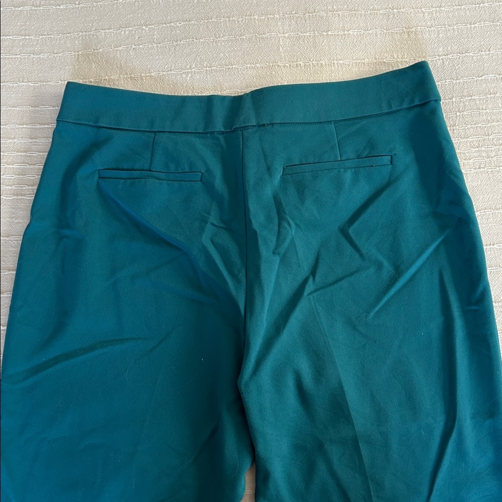 Michael Kors Teal Crop Pants - Picture 3 of 4